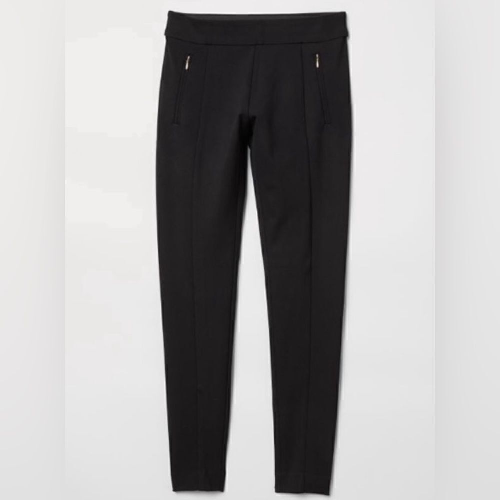H&M Black Dressy Leggings Size‎ 4